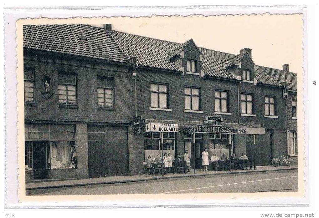 B3346    POPPEL : Cafe En Bazar A. Van Hees-Botermans - Ravels