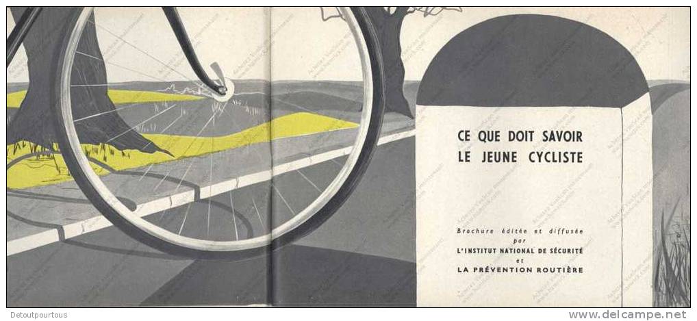 Ce Que Doit Savoir Le Jeune Cycliste ( Vélo ) INS Prévention Routière 1958 Préface Louison BOBET + Belles Illustrations - Transport