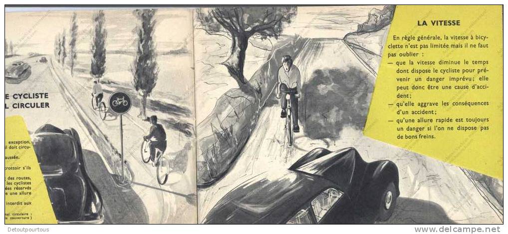 Ce Que Doit Savoir Le Jeune Cycliste ( Vélo ) INS Prévention Routière 1958 Préface Louison BOBET + Belles Illustrations - Trasporti