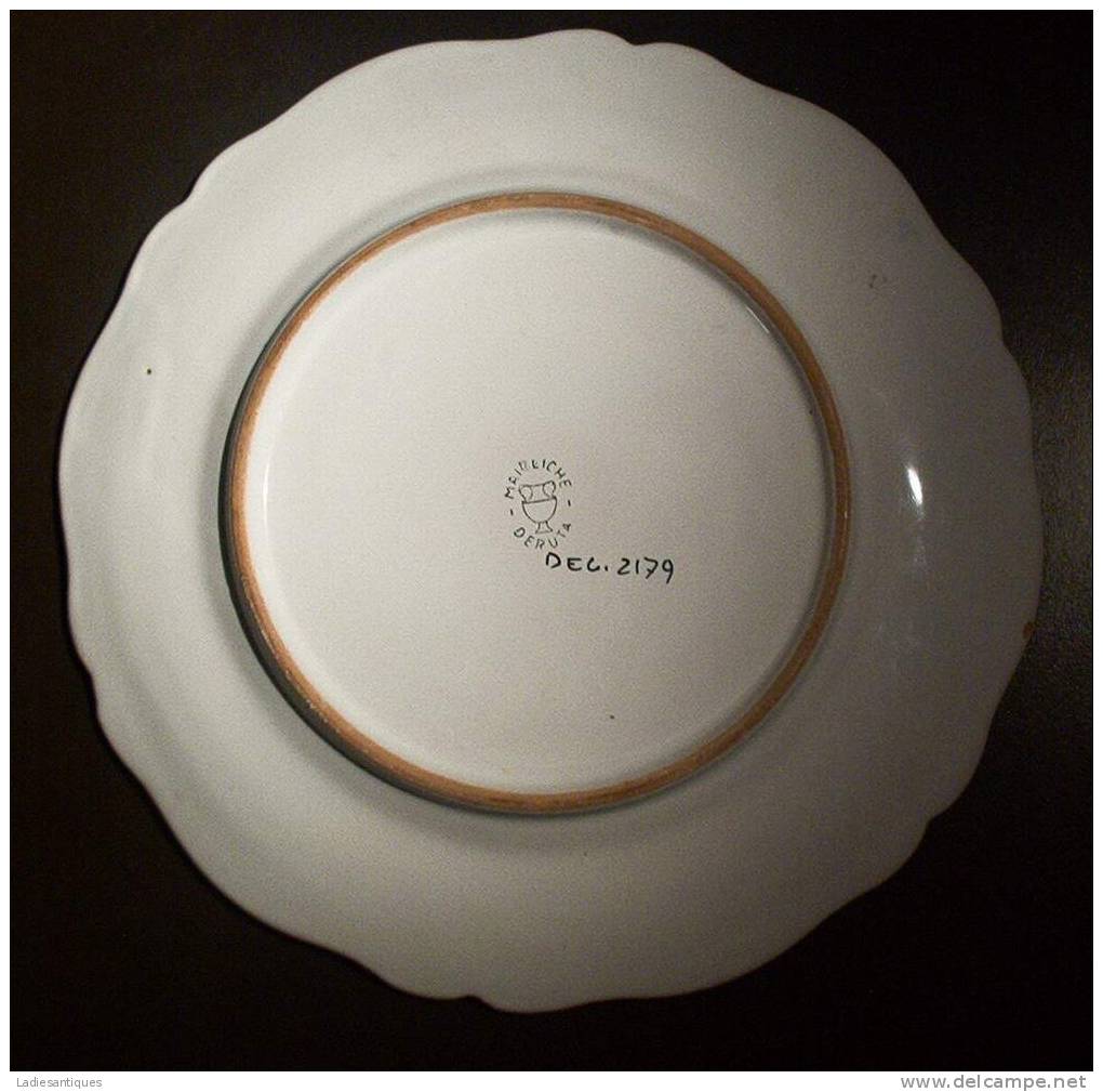 Deruta   - Plate - Assiette  - Bord - AS 2019 - Deruta (ITA)