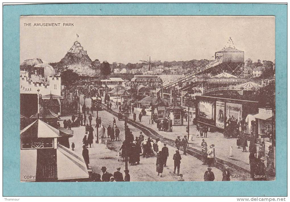 THE AMUSEMENT  PARK  -  CAMPBEL GRAY  -  ( British Empire Exhibition 1924 ) - BELLE CARTE ANIMEE   - - Sonstige & Ohne Zuordnung