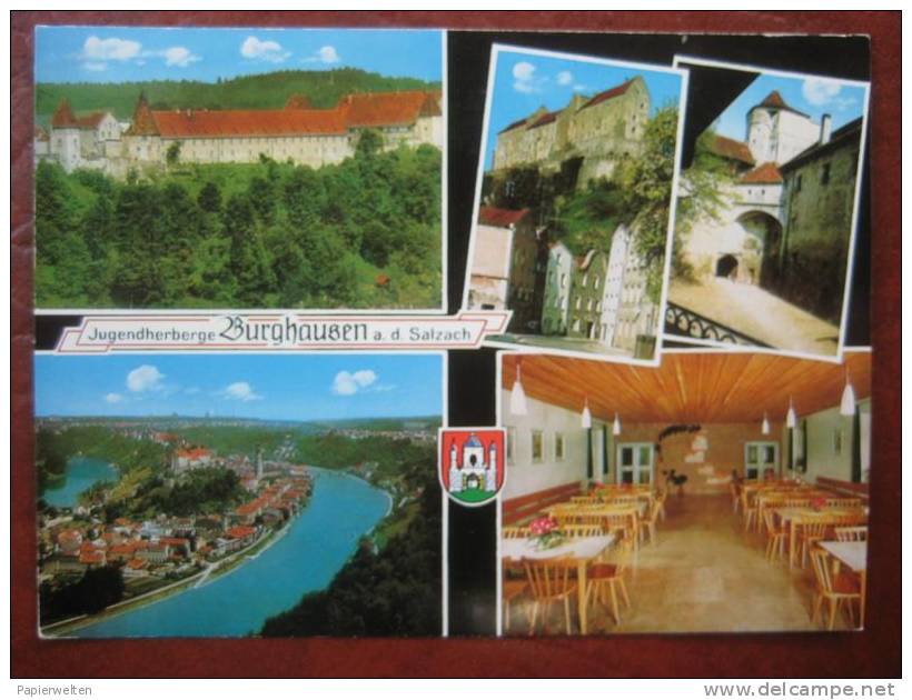 Burghausen - Mehrbildkarte "Jugendherberge Burghausen" - Burghausen