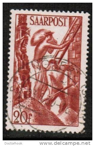 SAAR  Scott #  199  VF USED - Oblitérés