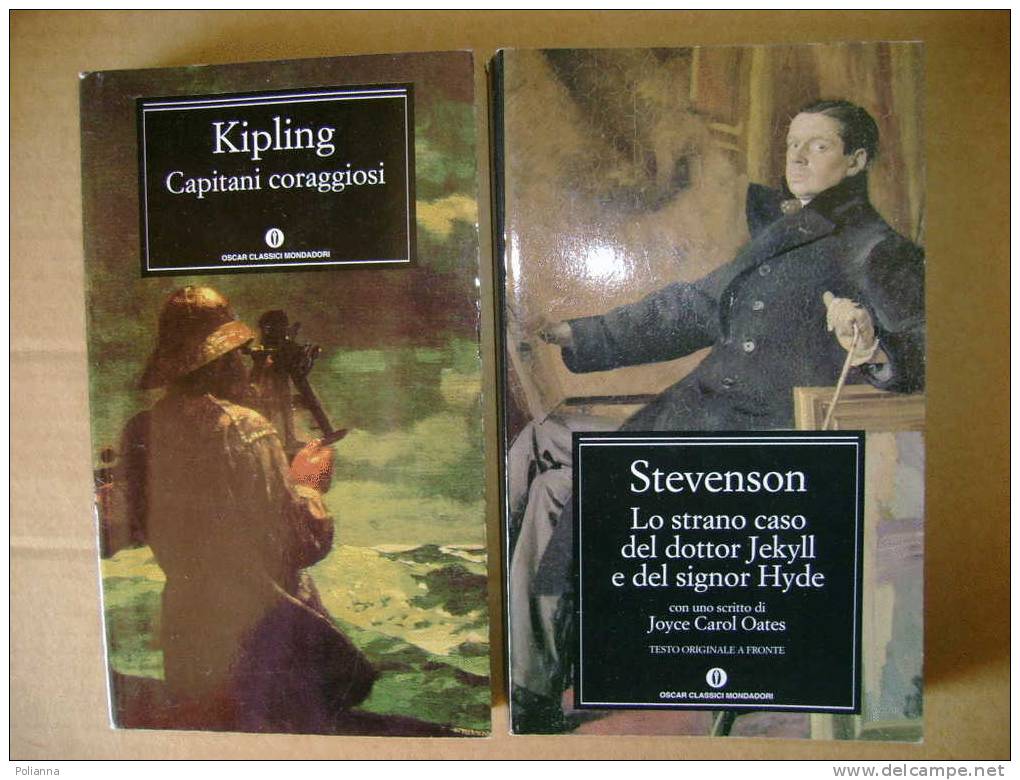 PAB/24 Stevenson LO STRANO CASO DOTT.JEKYLL E HIDE - Kipling CAPITANI CORAGGIOSI I Ed. Oscar Classici Mondadori - Tales & Short Stories