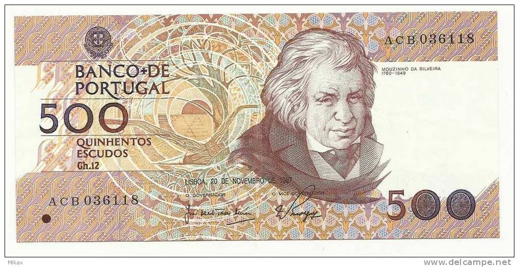 PORTUGAL - 500$00 20.11.1987 - Portugal