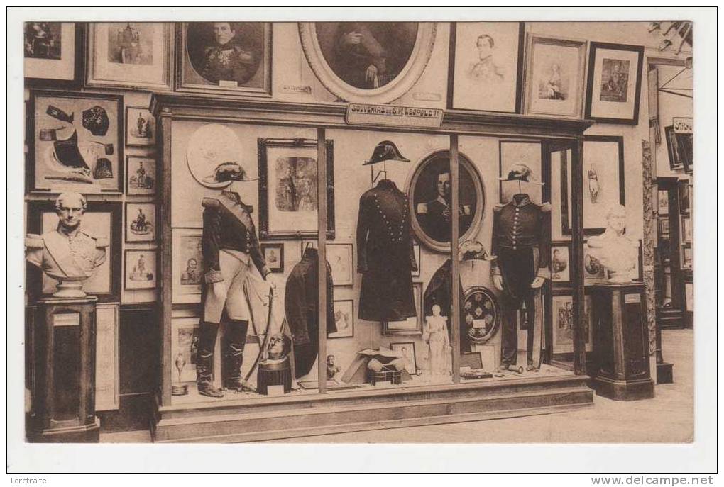 Carte Postale Photo, - Bruxelles. - Musée Royal De L'Armée, Souvenir De S.M.le Roi Léopold 1 - Museen