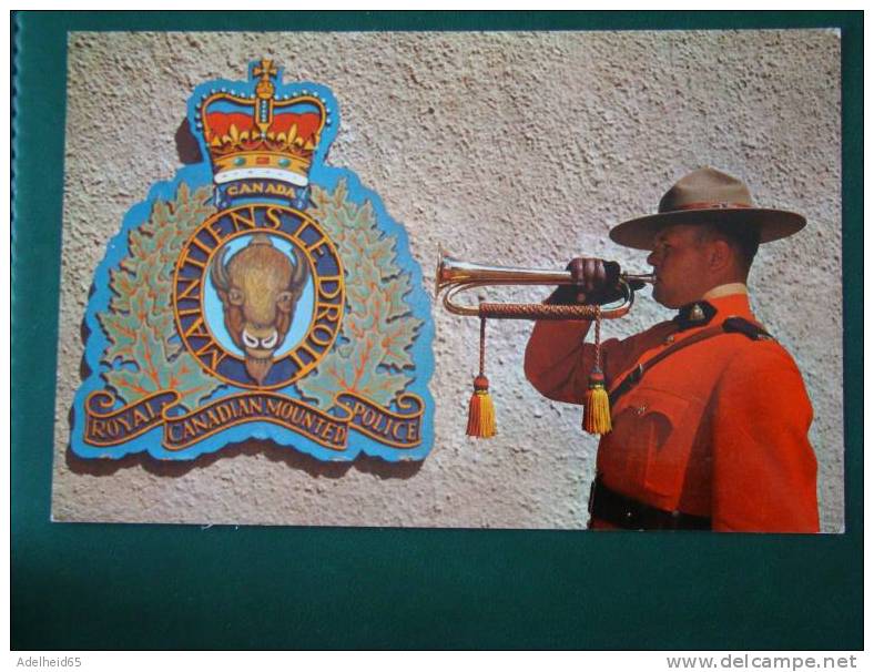 Royal Canadian Mounted Police + Coat Of Arms - Police - Gendarmerie