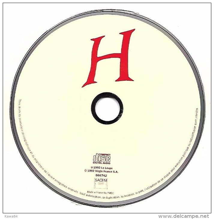 CD Jean-Louis Aubert " H " - Sonstige - Franz. Chansons