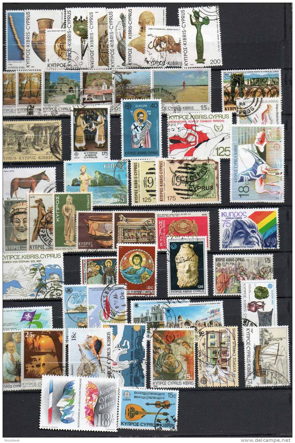 Div Cyprus Griekenland - Lots & Kiloware (mixtures) - Max. 999 Stamps