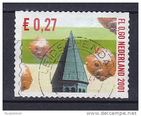 Netherlands 2001 Mi. 1942    0.60 G / 0.27 € Dezembermarke Turmspitze Selbstklebend Deluxe LEIDSCHENDAM Cancel !! - Oblitérés