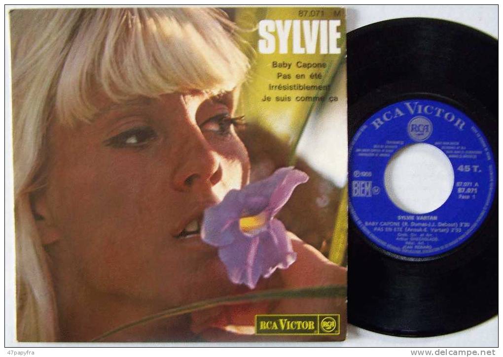 Sylvie VARTAN / Jean Jacques DEBOUT 45T EP BIEM ORIGINAL 1ère Publication 7-68 En Parfait état. Baby Capone - 45 T - Maxi-Single