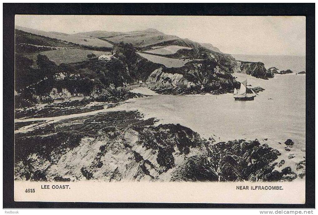 RB 693 - Early Postcard Lee Coast Near Ilfracombe Devon - Ilfracombe