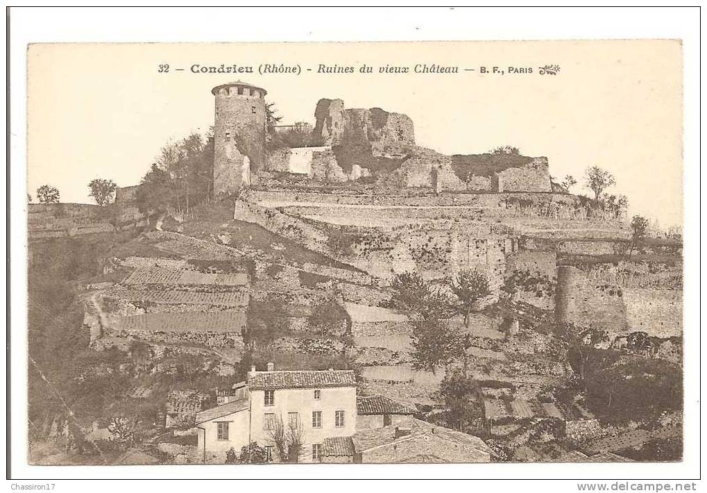 69 -  CONDRIEU  -  Ruines Du Vieux Château - Condrieu