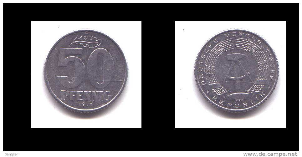 50 PFENNIG 1971 A - 50 Pfennig