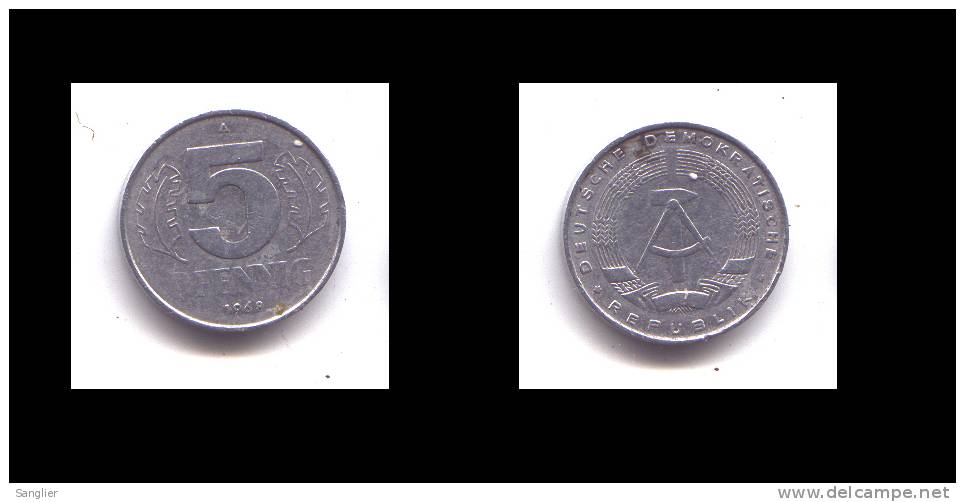 5 PFENNIG 1968 A - 5 Pfennig