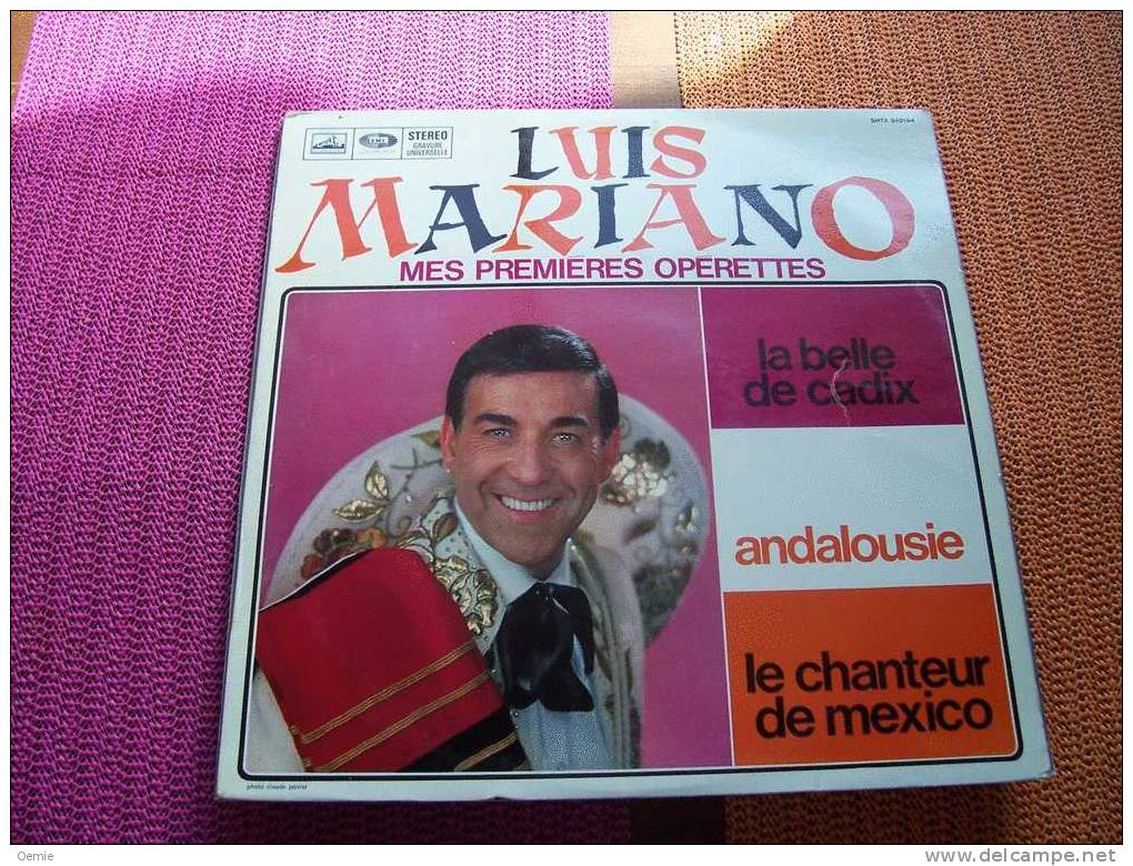 LUIS  MARIANO  °  MES  PREMIERES  OPERETTES - Andere - Spaans