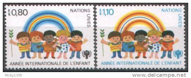 UN Genf - Mi-Nr 83/84 Postfrisch / MNH ** (K294) - Unused Stamps