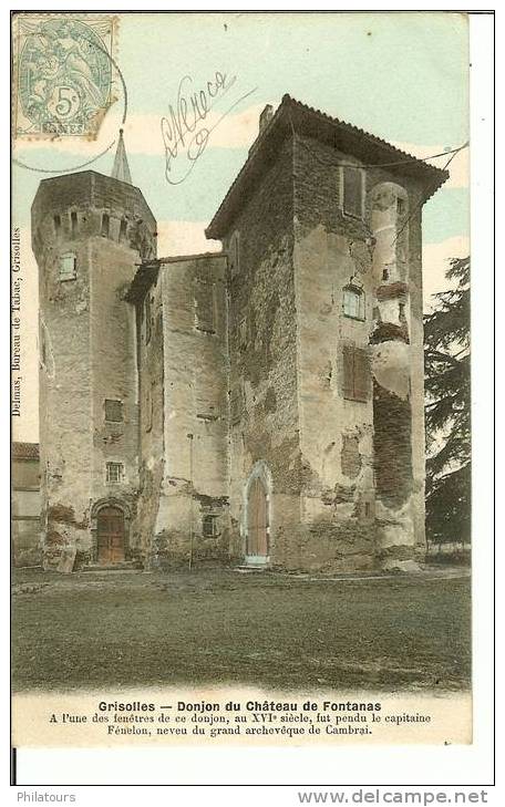 GRISOLLES  /  Donjon Du Château De Fontanas - Grisolles