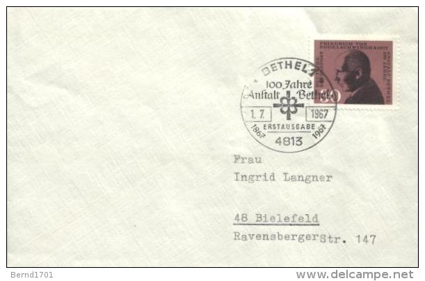 Germany - Mi-Nr 537 FDC (x404)- - 1961-1970