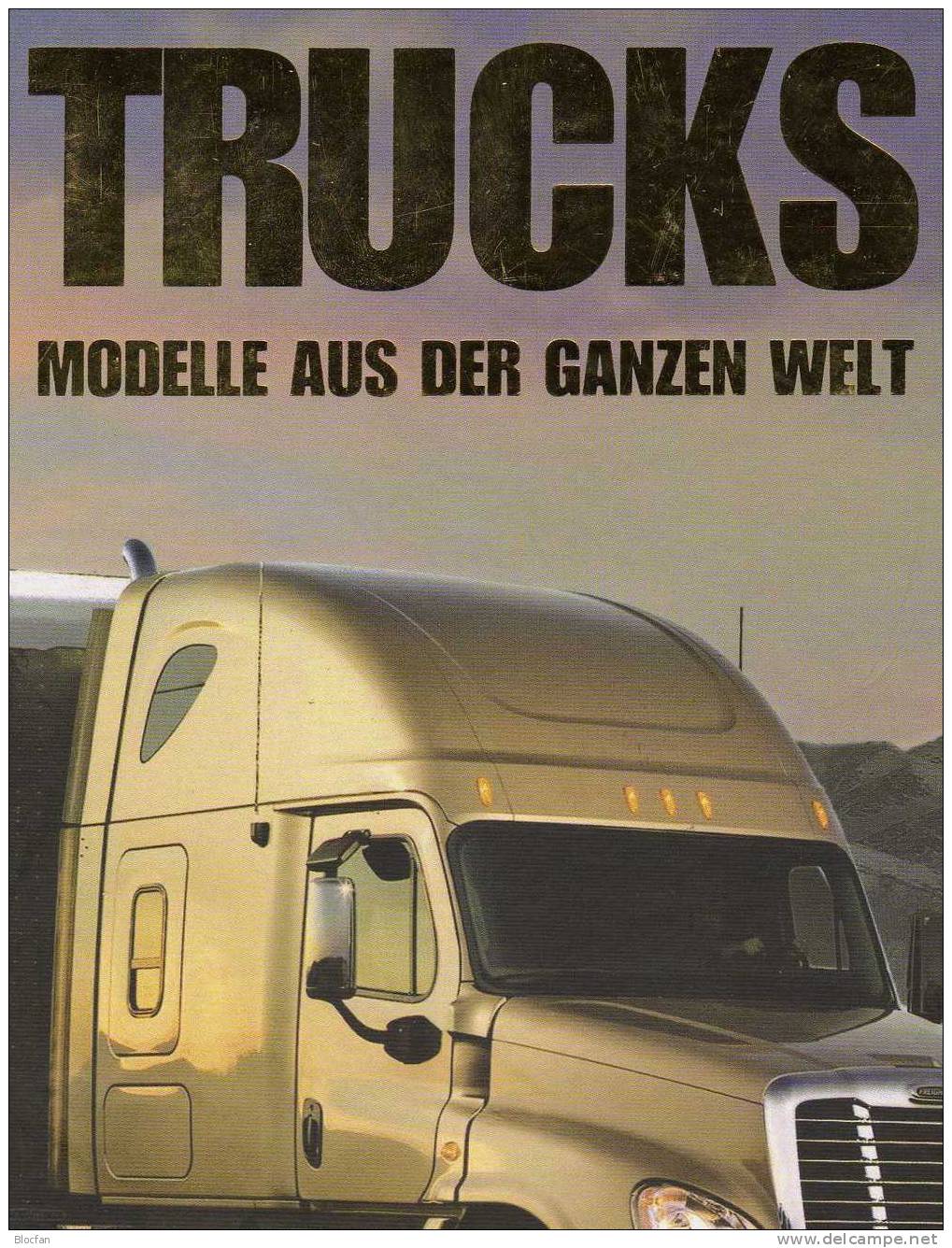 Bildband Trucks Modelle Aus Der Ganzen Welt Neu 40€ Plus 5 Verschiedene LKW Fahrzeuge Mit Geschichte Klassiker Technik - Technical