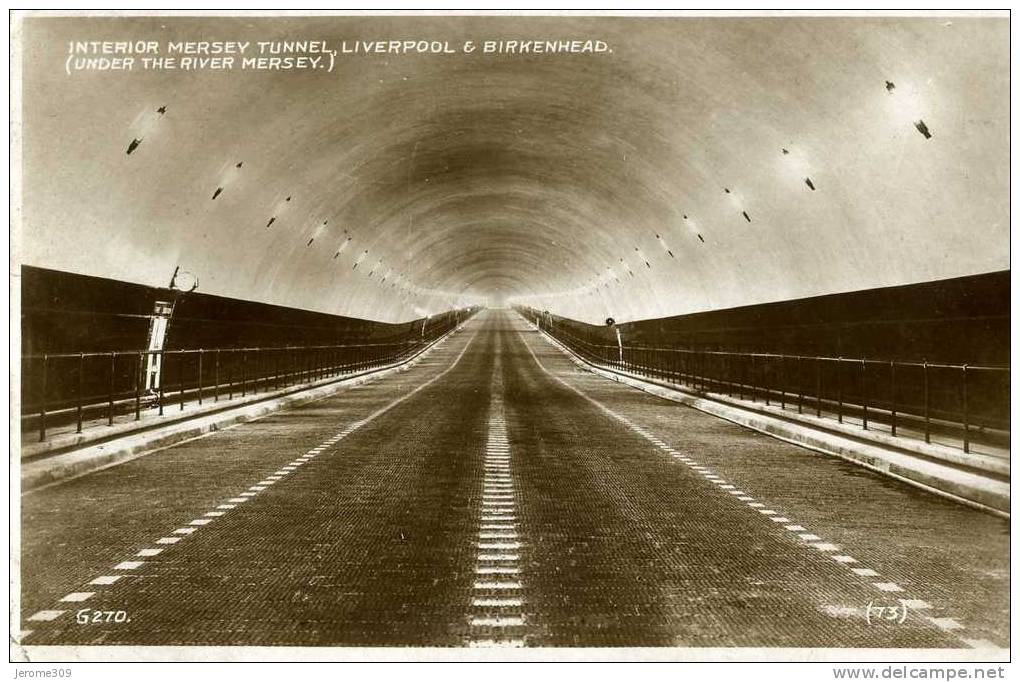 ROYAUME-UNI - MERSYSIDE - LIVERPOOL -CPA -N°G270-Interior Mersey Tunnel, Liverpool & Birkenhead (Under The River Mersey) - Liverpool