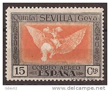 ES520-LA270TAPI.España Spain.Espagne PINTURA ALEGORIAS DE GOYA 1930 (Ed 520**) Sin Clarnela  MUY BONITO - Impresionismo
