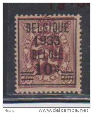 Belgium Mint 1933, As Scan - Typografisch 1929-37 (Heraldieke Leeuw)