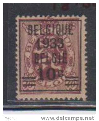 Belgium Mint 1933, As Scan - Sobreimpresos 1929-37 (Leon Heraldico)