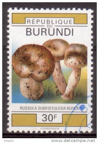 Burundi 1992 Nr 1748 Paddenstoelen, Mushroom, Pilze - Gebruikt