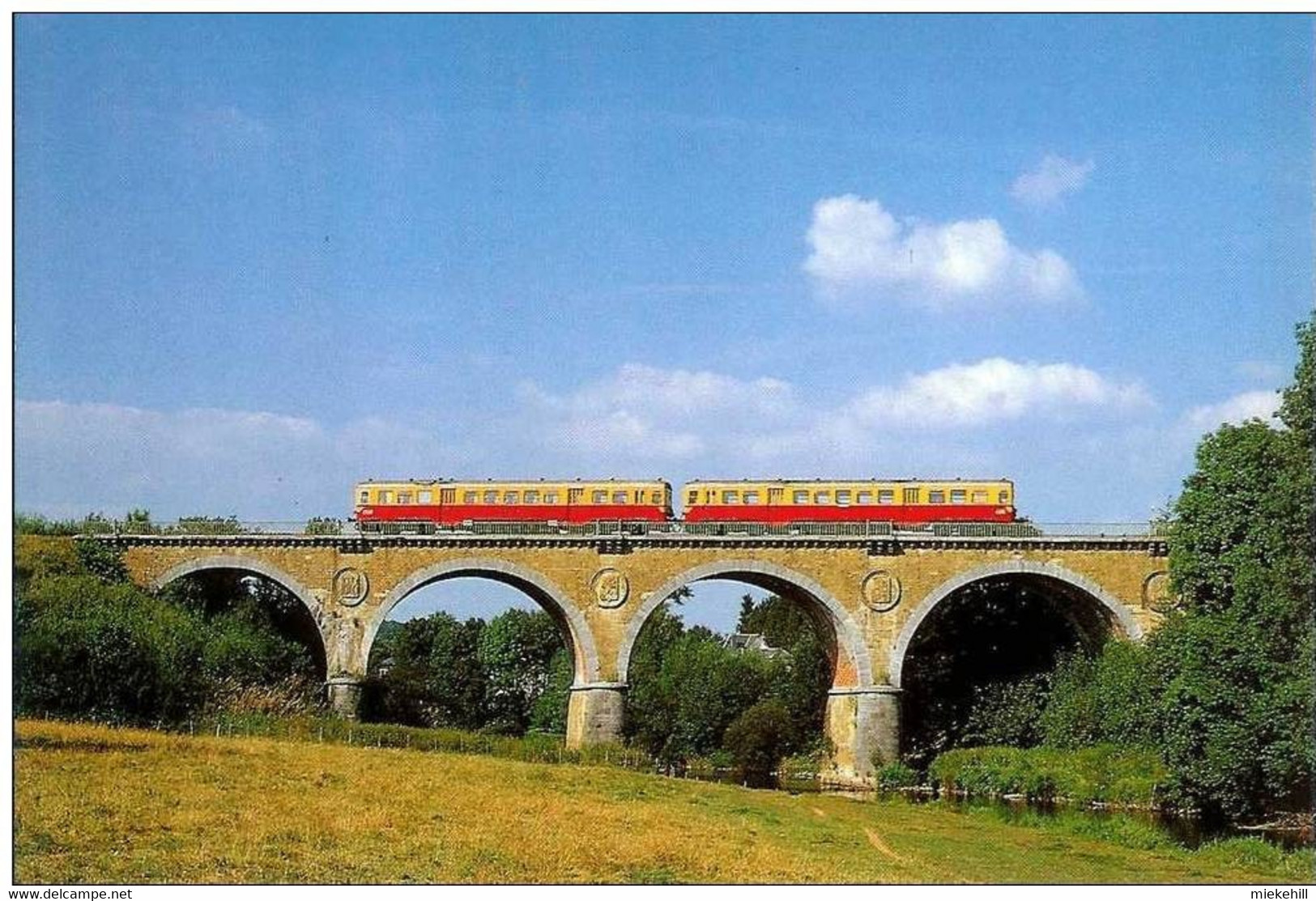 VIADUC DE FLORENVILLE-AUTORAIL SNCB LIGNE LIBRAMONT-BERTRIX-VIRTON-train-chemin De Fer-rail - Libramont-Chevigny