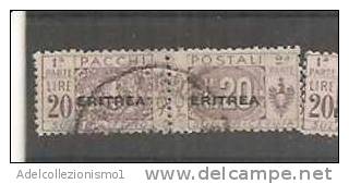 52995a)pacchi Postali Del 1917-24 Spr. Eritrea Da 20£ - Usati - Eritrea