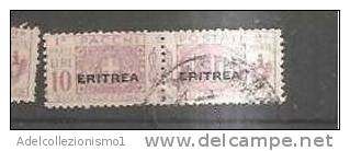 53001b)pacchi Postali Del 1917-24 Spr. Eritrea Da 10£ - Usati - Eritrea