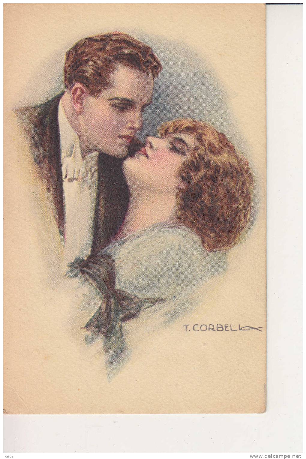 Jeune Couple Enlacé - Corbella, T.