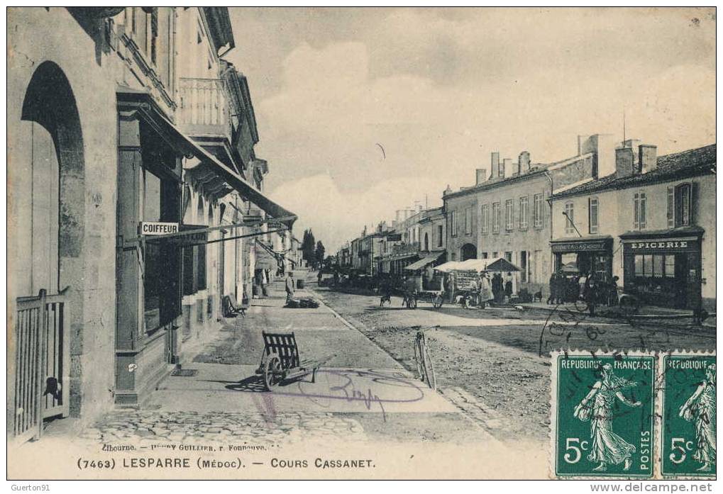 CPA (33)   LESPARRE  /  Cours Cassanet - - Lesparre Medoc