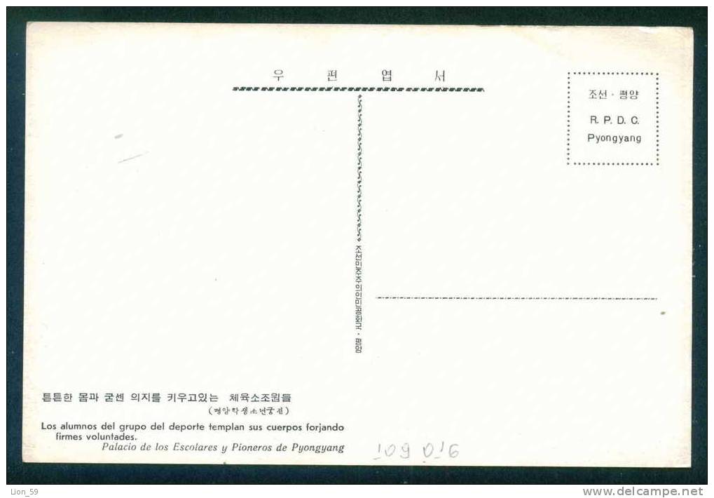 Pyongyang - Pioneer Sport, Gymnastics - North Korea Corée Du Nord 109016 - Korea, North