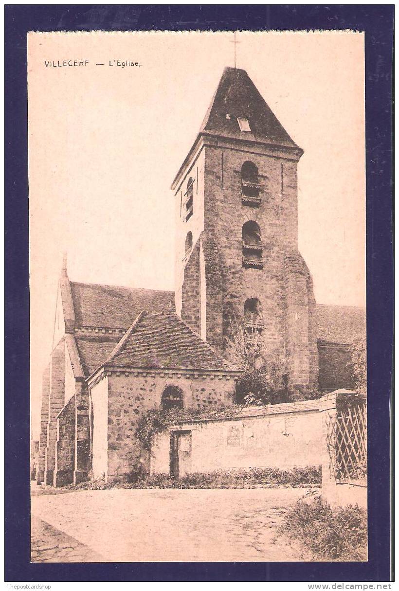 CPA 77 SEINE & MARNE VILLECERF L'église MORE FRANCE FOR SALE @1 EURO OR LESS - Autres & Non Classés