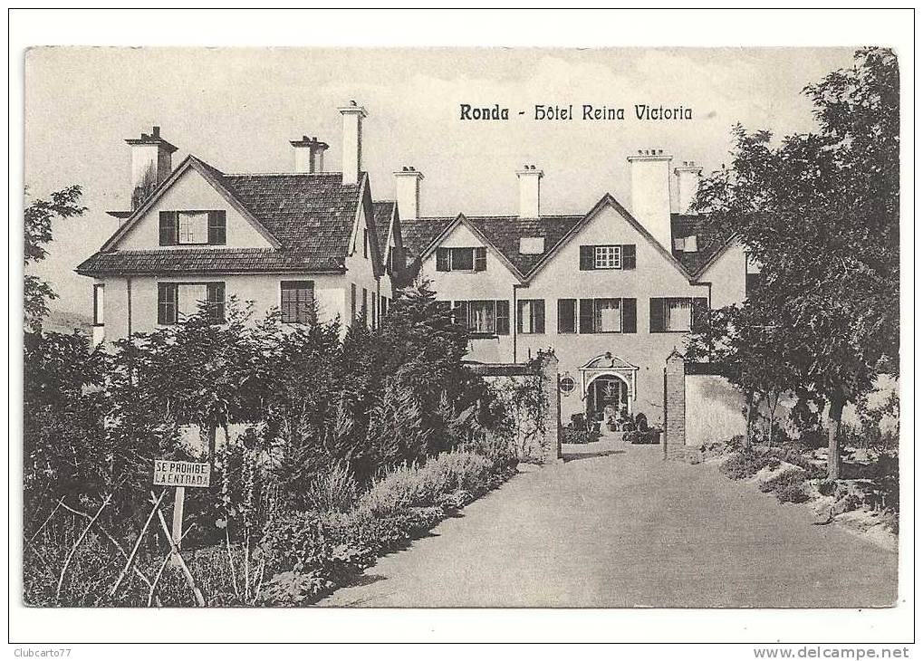 Ronda (Espagne) : Hôtel Reina Victoria Env 1930. - Almería