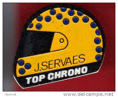 11766-casque De Rallye Automobile.top Chrono..j.servaes - Car Racing - F1