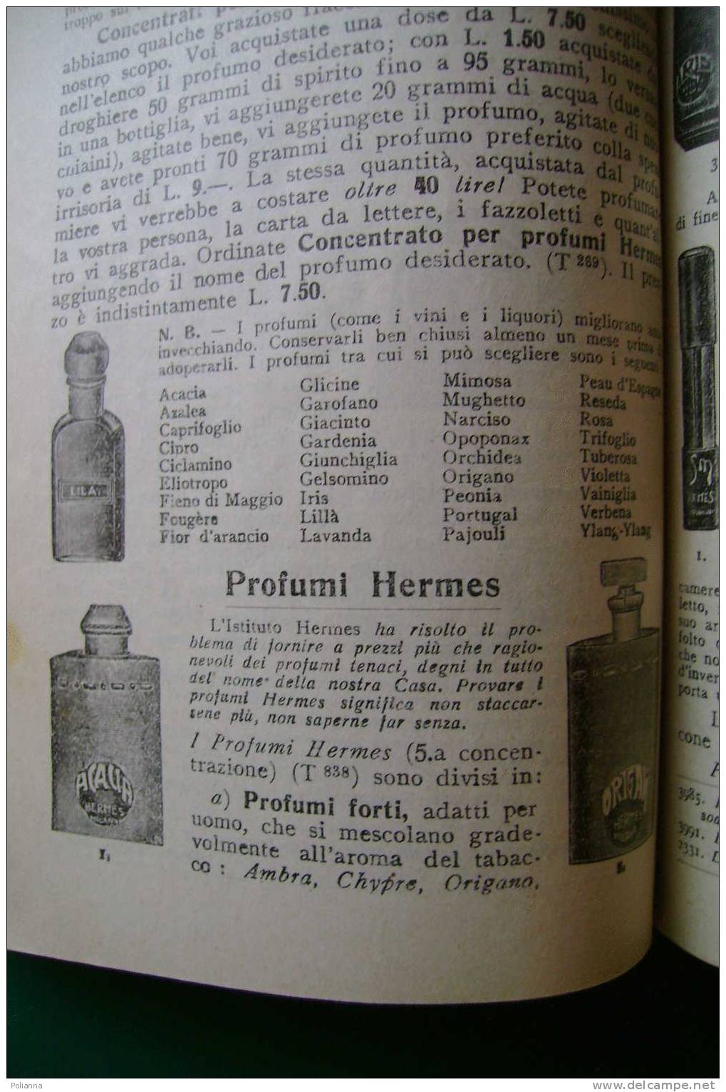 PDR/43 Istituto Hermes - SEGRETI BELLEZZA 1931/PROFUMI/PORTA CIPRIA/ACCONCIATURE