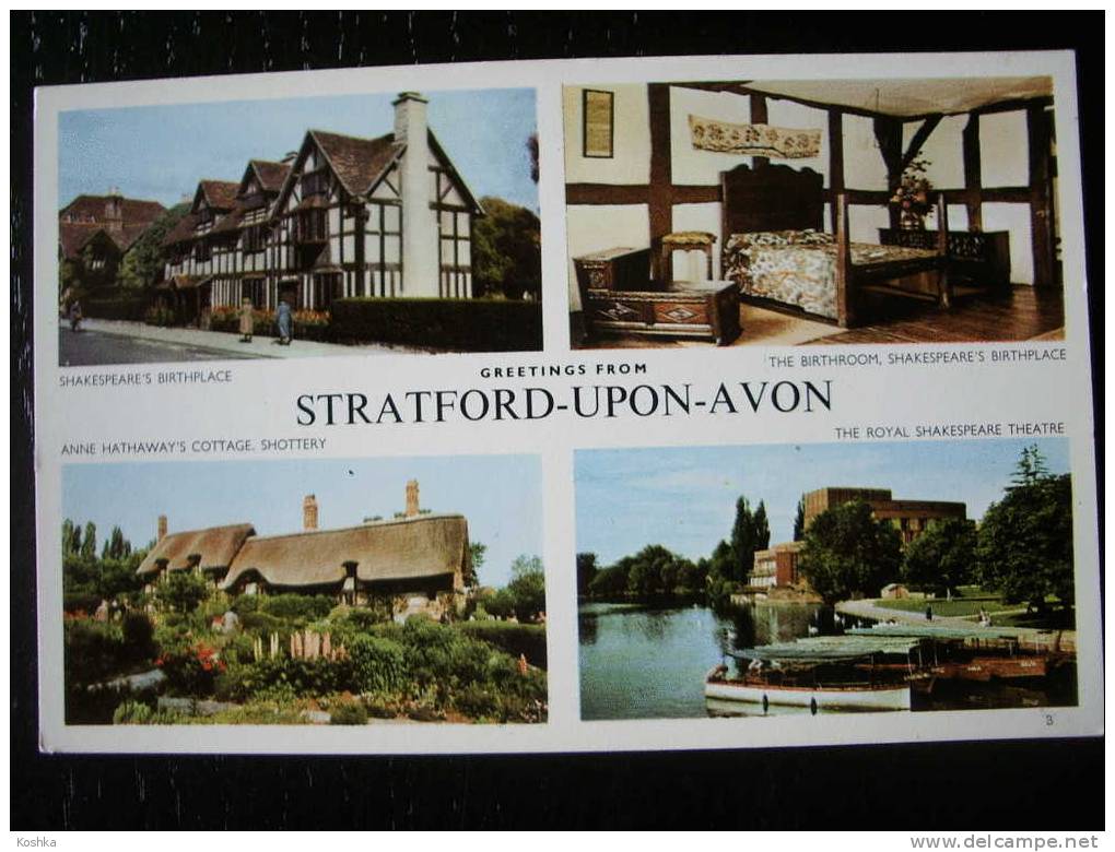 Greetings From STRATFORD UPON AVON - Jarrold  - Lot 28 - Stratford Upon Avon