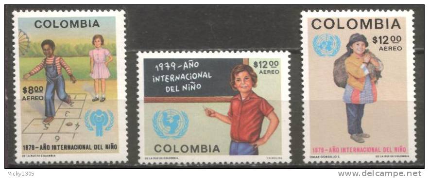 Kolumbien / Columbia - Mi-Nr 1390/1392 Postfrisch / MNH ** (K309) - UNICEF