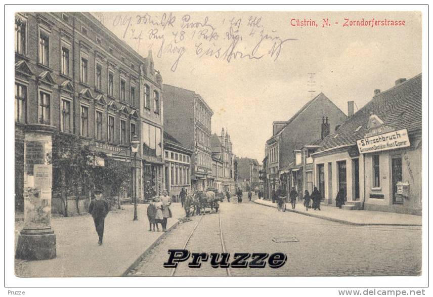 Cüstrin - Küstrin 1916, Zorndorferstrasse; Kostrzyn - Neumark