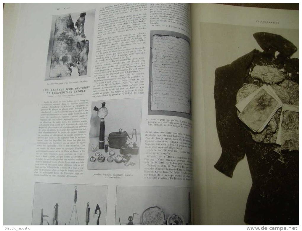 1930 : FRANCE-INDOCHINE ; Drame Expédition ANDREE ;  Au TONKIN ; BOLIVAR Et La BOLIVIE ; Enquête Population FRANCE ; - L'Illustration