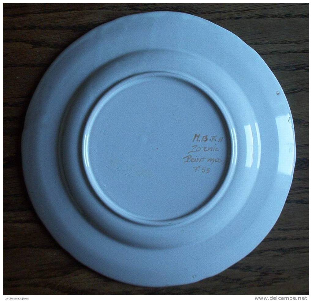 Pornic - Assiette  - Plate - Bord - AS 318 - Pornic (FRA)