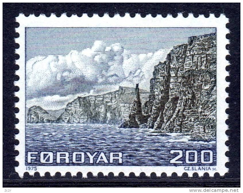 Îles Des Féroé 1975: N° 9 (*) Neuf Sans Gomme - TBE - Isole Faroer