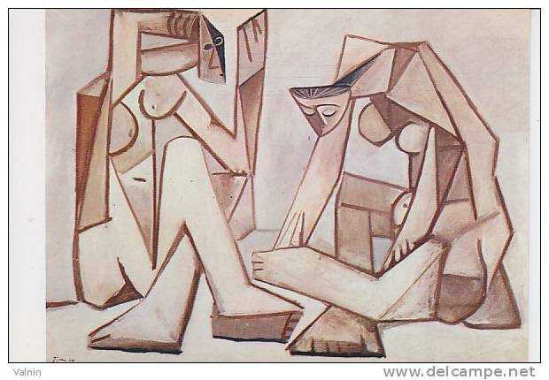 Deux Femmes Sur La Plage  Picasso 1956 Donation Cuttoli-laugier - Pintura & Cuadros