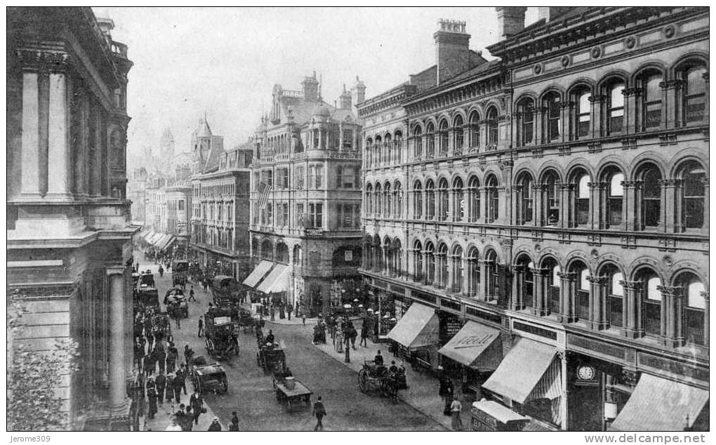 ROYAUME-UNI - BIRMINGHAM - CPA - Birmingham, New Street - Valentines Series - Birmingham