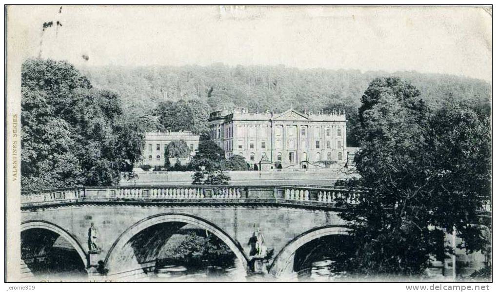 ROYAUME-UNI - BUXTON - CPA - Buxton,  Chatsworth House - Derbyshire