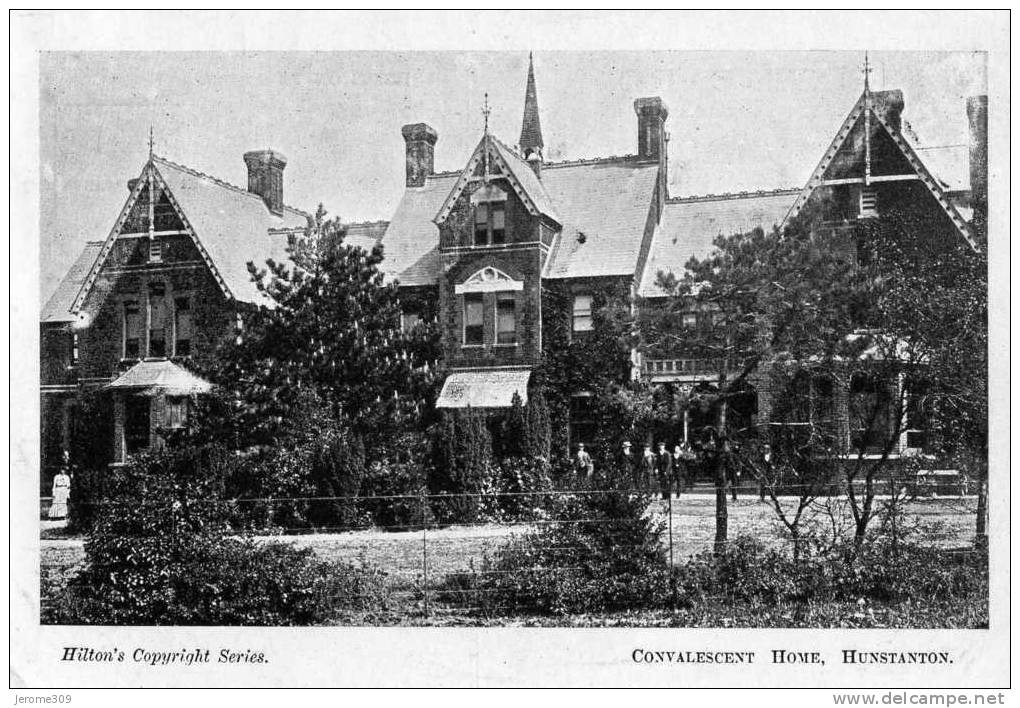 ROYAUME-UNI - HUNSTANTON - CPA - Hunstanton, Convalescent Home - Great Yarmouth