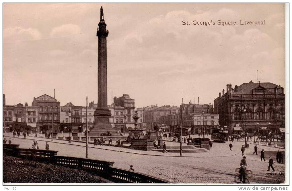 ANGLETERRE LIVERPOOL St George´s Square Cpa Animée - Liverpool